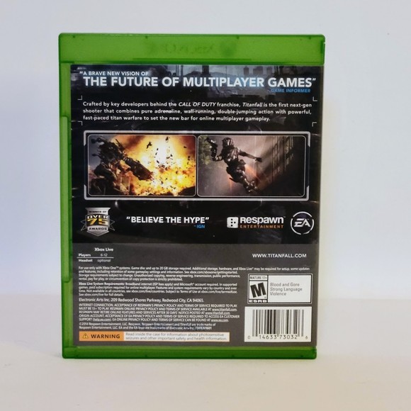 Titanfall Microsoft XBOX One Game (2014). Preowned. - Picture 2 of 4
